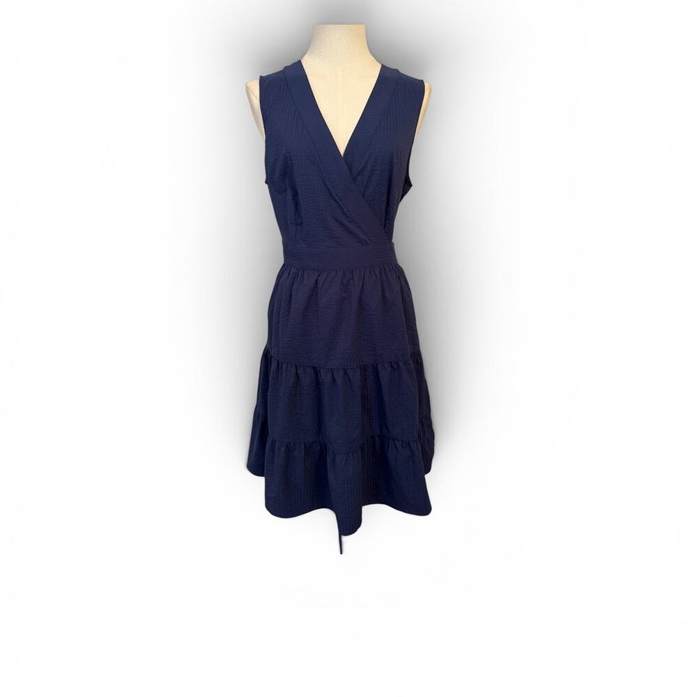 Vineyard Vines Navy Harbor Wrap Dress NWT Medium